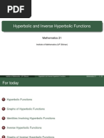  Hyperbolic and Inverse Hyperbolic Functions (Slides)