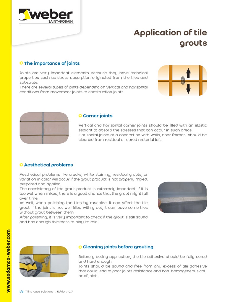 Tile Grouting Techniques & Tips | PDF | Tile | Adhesive