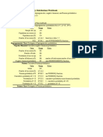 Discrete Distribution - Hypergeometeric, Poisson Excel Template