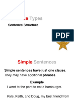 Simple Compound and Complex Sentences Lesson