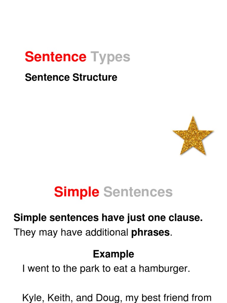Simple Compound and Complex Sentences Lesson | PDF | Linguistics | Grammar