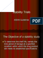 Stability Trials: ASEAN Guidelines