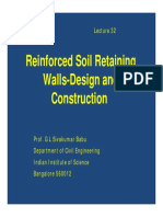 Reinforced Soil Retaining Walls-Design and Construction