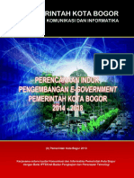 Rencana Induk Pengembangan e Government Kota Bogor Tahun 2014 - 2018 PDF