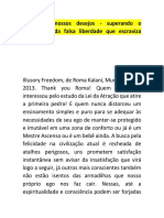 Realizando Nossos Desejos - Superando o Mecanismo Da Falsa