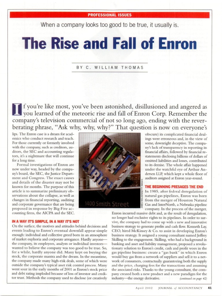 the-rise-and-fall-of-enron-pdf-pdf-enron-mark-to-market-accounting