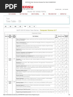 GATE 2019 Online Test Series Schedule, Time Table CS-MADE EASY PDF