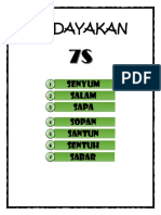 Budayakan 7 S