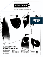 Cocoon CW-4000 Convective Warming Machine - Service Manual