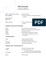 Python PDB Commands PDF