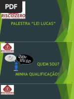 PRIMEIROS SOCORROS - Lei Lucas - Palestra Corrigida
