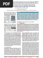 Design and Construction of Navigation Based Auto Self Driving Vehicle using Google Map API with GPS