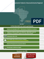 Instrumentos de Planejamento Federal e Desenvolvimento Regional