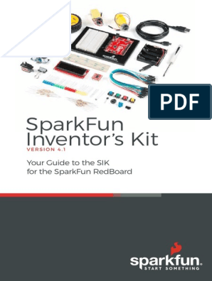 SIK Experiment Guide for 101 Board Datasheet by SparkFun