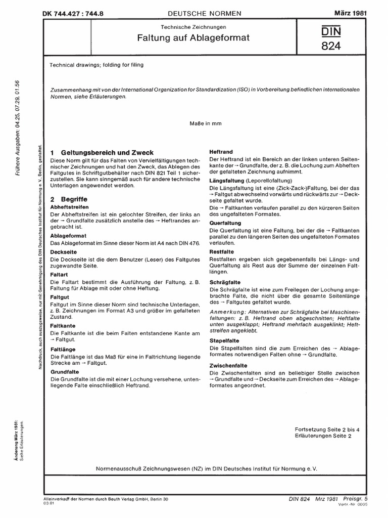 Din 824 198103 PDF PDF
