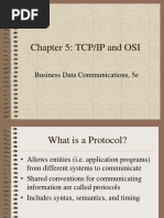 Chapter 5: TCP/IP and OSI: Business Data Communications, 5e