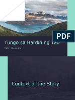 Tungo Sa Hardin NG Tao: TAN Malaka