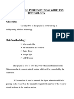 Power Saving in Bridge Using Wireless Technology