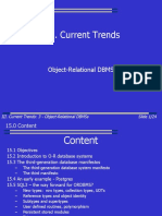 Iii. Current Trends: Object-Relational Dbmss