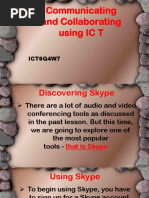 Communicating and Collaborating Using IC T: ICT6Q4W7