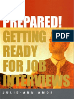 Be Prepared! Getting Ready For Job Interviews, 2010 Edition PDF