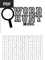 Word Hunt Music and Arts