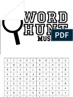 Word Hunt Music and Arts