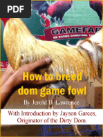 Gamefowl Fighting Styles Overview | PDF | Chicken | Rooster