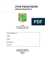 Penuntun Praktikum Farmasi Praktis II (Dispensing)