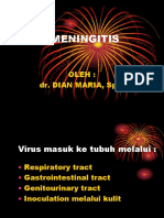 Viral Meningitis: Oleh: Dr. Dian Maria, SP.S