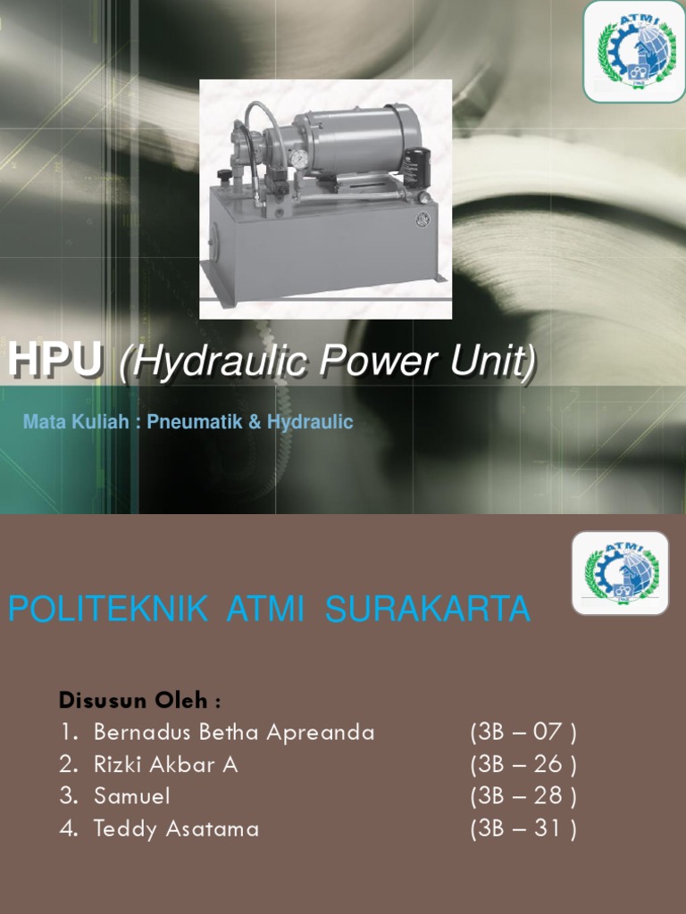 Hydraulic Power Unit PDF