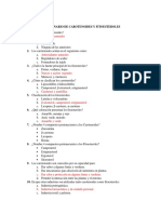 Carotenoides y Fitoesteroles (Cuestionario)