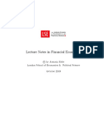 LSE - Lecture Notes in Advanced Financial Economics