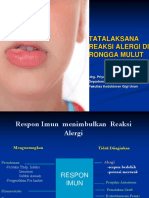 Reaksi Alergi Rongga Mulut