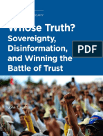 Whose Truth?: Sovereignty, Disinformation, and Winning The Battle of Trust