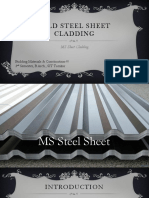 Mild Steel Sheet Cladding