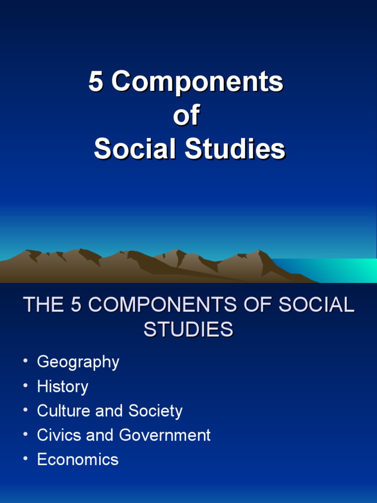 5 Branches of Social Studies PDF Wealth Economics
