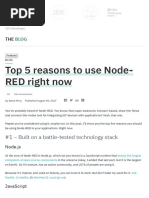 Top 5 Reasons To Use Node-RED Right Now - IBM Developer