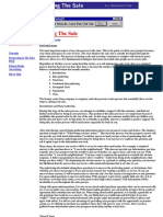Closing The Sale PDF