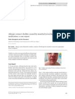 Allergic Contact Cheilitis Caused by Menthol in Toothpaste and Throat Medication: A Case Report