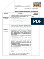 Sesión-Tutoria, Cuidado Del Medio Ambiente Agosto 2019