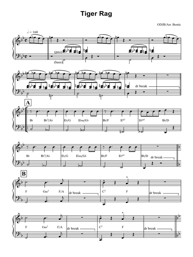 Tiger Rag | PDF