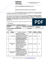 Carta compromiso ingeniero ambiental obra carretera Huancabamba