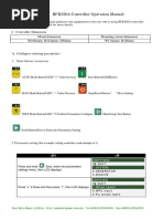 BFK620A Controller Operation Manual PDF