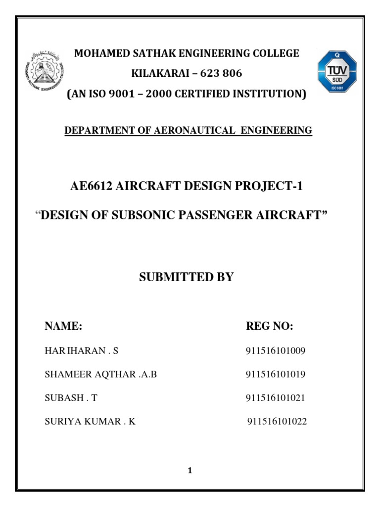 Design Project 1. PDF Drag (Physics) Jet Engine