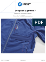 How Do I Patch A Garment