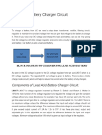 Lead Acid Battery Charger Circuit