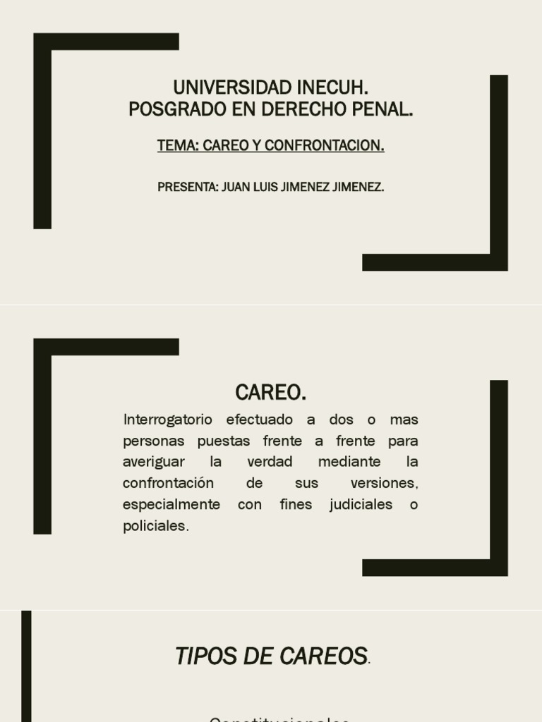 Careo Judicial: Tipos y Fundamentos | PDF | Ley procesal ...