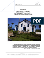 Manual Diretrizes Para a Educação Patrimonial