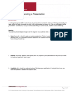 Worksheet For Planning A Presentation: Instructions